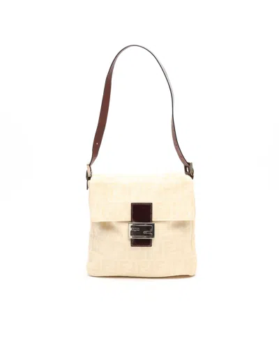 Fendi Zucca Mamma Bag In Sand