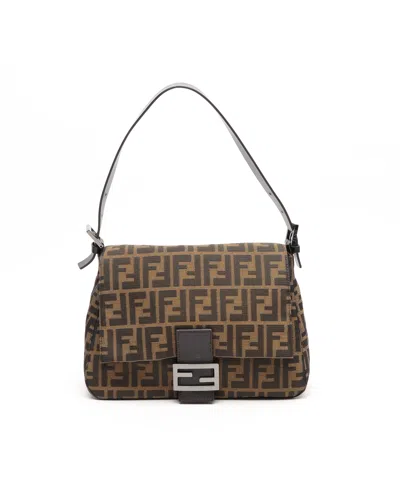 Fendi Zucca Mamma Bag In Brown
