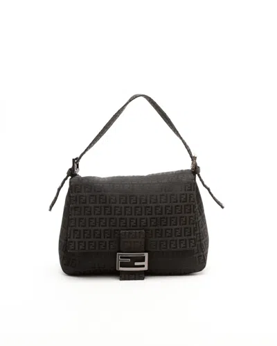 Fendi Zucchino Mamma Bag In Brown