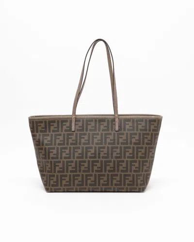 Fendi Zucca Roll Tote Bag