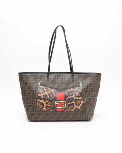 Fendi Zucca Roll Tote Bag