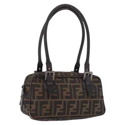Pre-owned Fendi Zucca Tote Bag Ff Motif Multicolour Canvas Shoulder Bag Bag ()