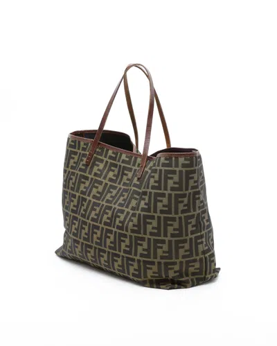 Fendi Zucca Tote Bag In Multi