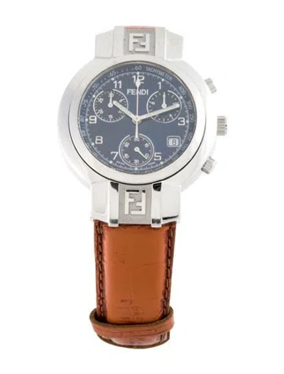 Pre-owned Fendi Zucca Watch In Multi