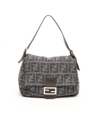 Fendi Zucca Wool Mamma Bag