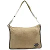 FENDI FENDI ZUCCHINO BROWN SYNTHETIC SHOULDER BAG (PRE-OWNED)