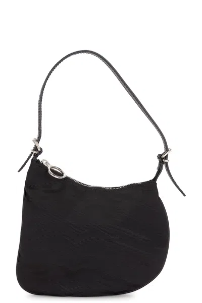 Pre-owned Fendi Zucchino Chef Shoulder Bag In Black