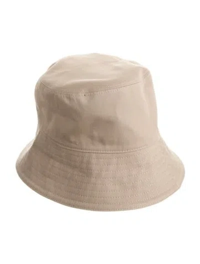 Pre-owned Fendi Zucchino Coated Canvas Bucket Hat In Brown