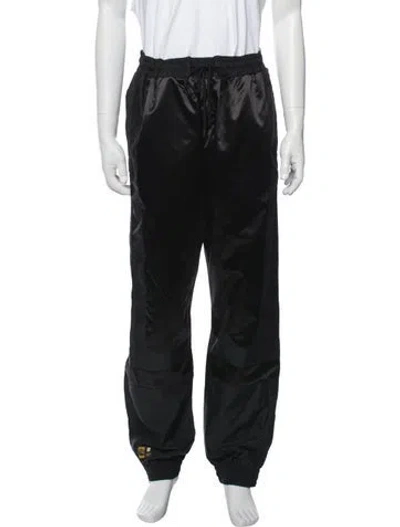 Pre-owned Fendi Zucchino Ff Logo Pants In Black