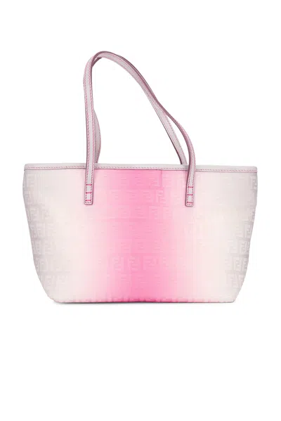 Pre-owned Fendi Zucchino Tote Bag In Multi