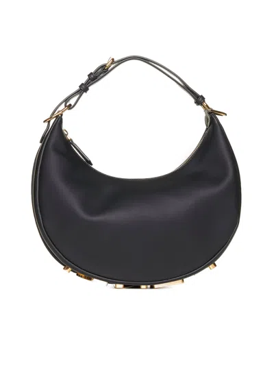 FENDI FENDIGRAPHY BLACK LEATHER BAG
