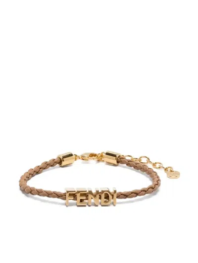 Fendi Graphy Bracelet In White