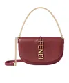 Fendi Wallet On Chain Graphy Leather Crossbody Bag In Red