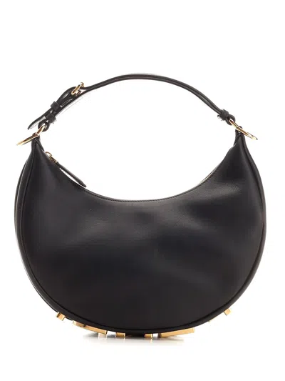 FENDI FENDIGRAPHY HANDBAGS BLACK