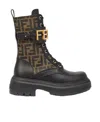 Fendi Graphy Biker Boot In Black