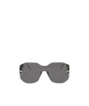 Fendi Grey Shield Ladies Sunglasses Fe40067u 30a 00 In Gray