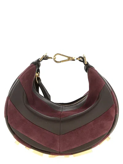 Fendi Graphy Mini Hand Bags Multicolor In Purple