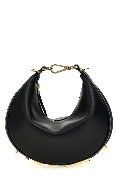 Fendi 'graphy Mini' Handbag In Black