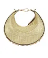 Fendi Mini Graphy Cross Body Bag In Nude