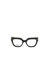 Fendi Graphy Oversize-frame Glasses In Black