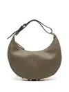 Fendi Graphy Small Leather Bag In Green