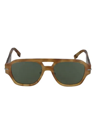 Fendi Graphy Sunglasses In Brown