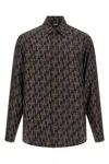Fendi All-over Print Long Sleeves Shirt In Multi