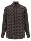 Fendi All-over Print Long Sleeves Shirt In Multi