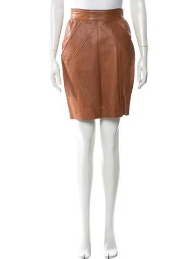 Pre-owned Fendissime Vintage Knee-length Skirt In Brown