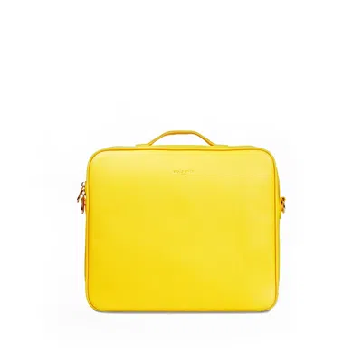 Fenella Smith Women's  Yellow Luca Laptop Bag