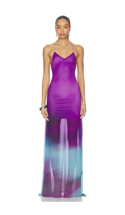 Feners Balita Dress In Purple