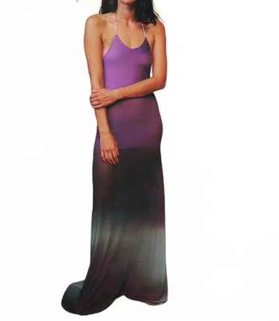 Feners Balita Maxi Dress In Lilac Mist In Multi