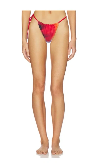 Feners Bikini Bottom In Red