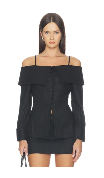 Feners Delirio Top In Black