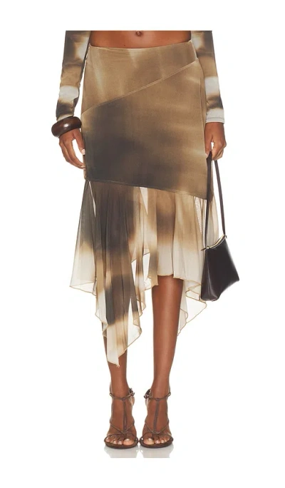 Feners Mirada Skirt In Brown