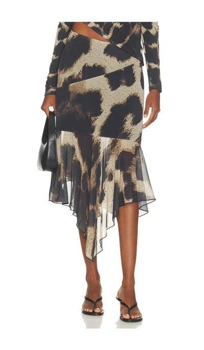 Feners Mirada Skirt In Brown