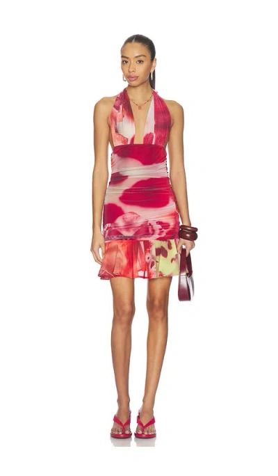 Feners Solita Dress In Pink