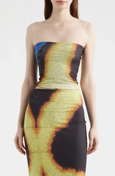 Feners Yo X Ti Strapless Top In Multi