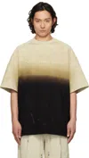 Feng Chen Wang Logo Patch T-shirt In Black Gradient