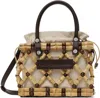 Feng Chen Wang Biege Woven Bamboo Bag In Bamboo