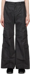 FENG CHEN WANG BLACK 2IN1 CARGO PANTS