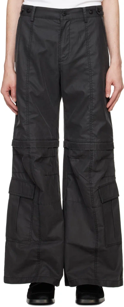 Feng Chen Wang Black 2in1 Cargo Pants