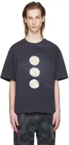 Feng Chen Wang Black Plant Dye T-shirt In Black