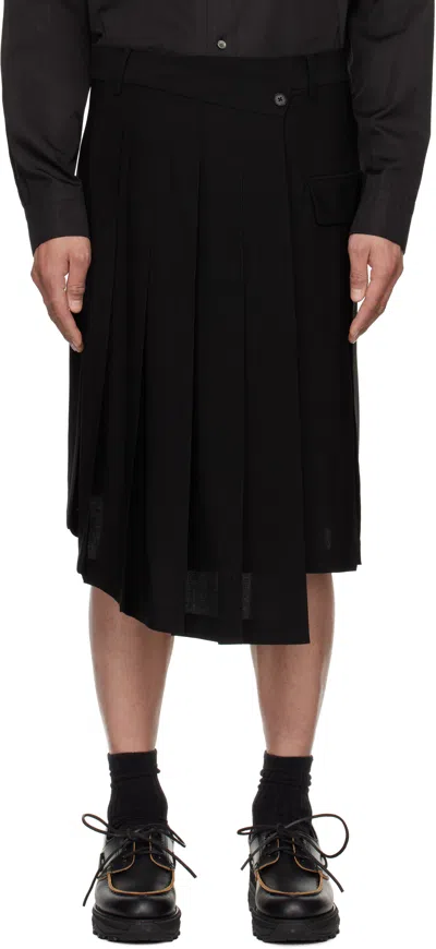 Feng Chen Wang Black Pleated Skirt
