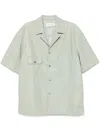 Feng Chen Wang Button-down Shirt In Green
