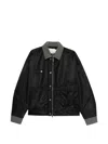 Feng Chen Wang Button-details Bomber Jacket In Black