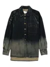 Feng Chen Wang Buttoned Pocketed Shirt In Black