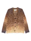 Feng Chen Wang Buttoned-up Cardigan In Brown
