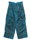 Feng Chen Wang Cargo-pocket Trousers In Blue