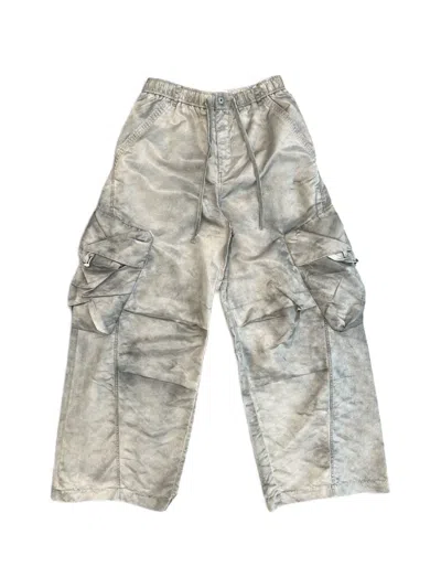 Feng Chen Wang Cargo-pockets Trousers In Gray